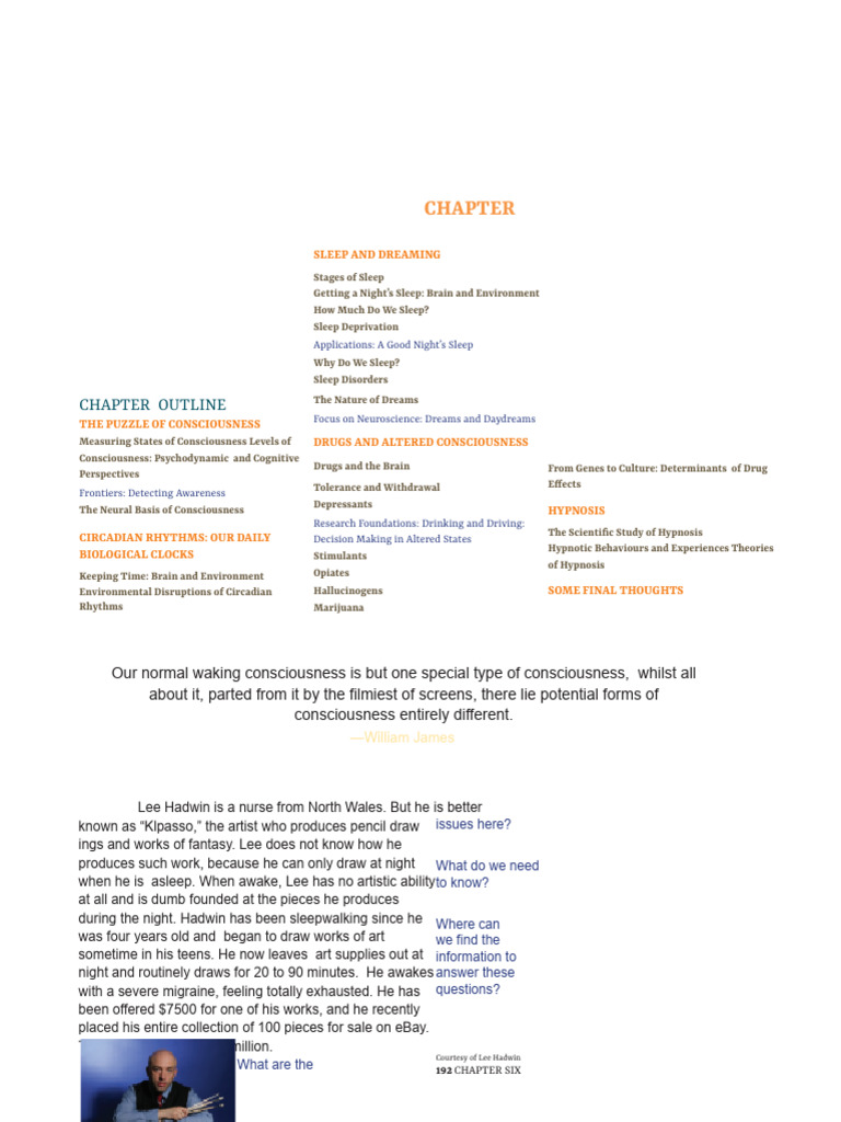 Understanding States of Consciousness | PDF | Circadian Rhythm | Sleep