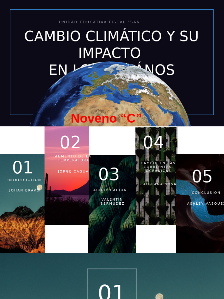 Impacto del Cambio Climático en Océanos | PDF