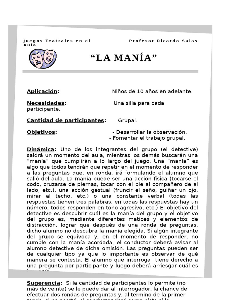 La Manía | PDF