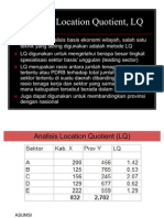 Analisis LQ-Shift Share