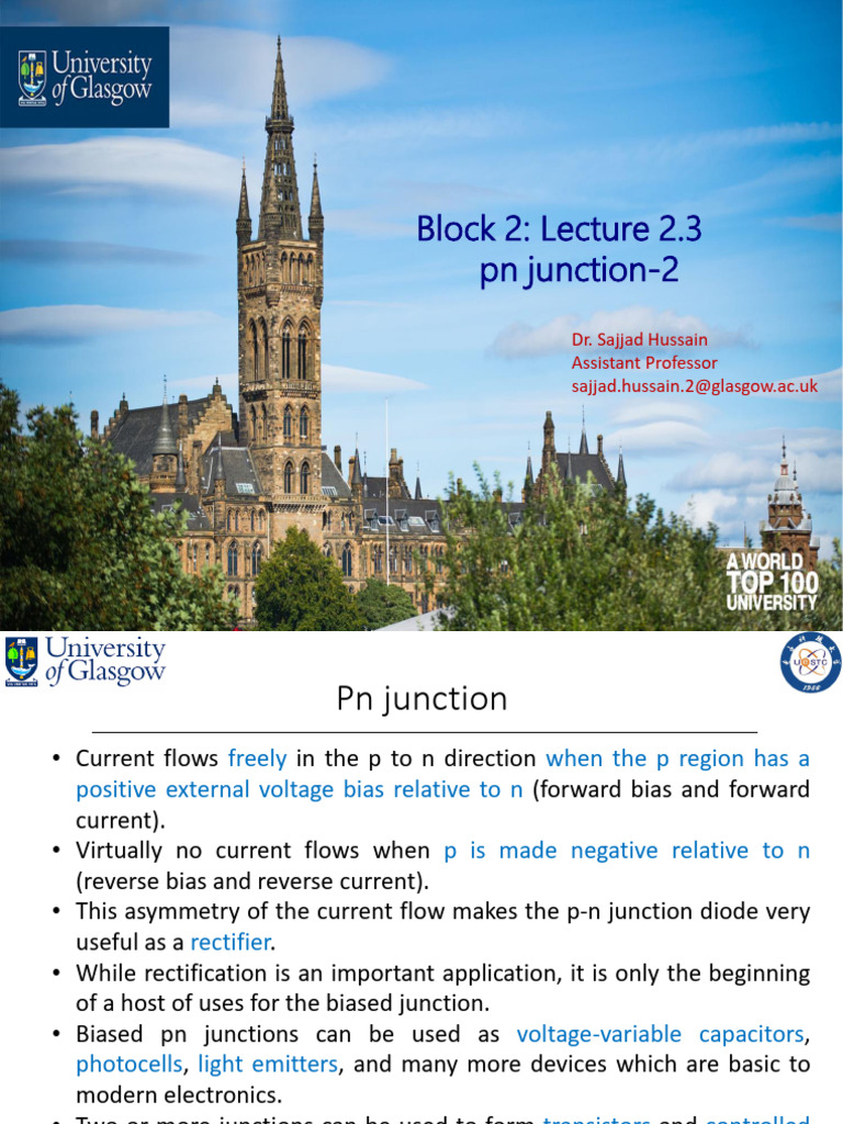Understanding P-N Junction Biasing | PDF | P–N Junction | Solid State ...