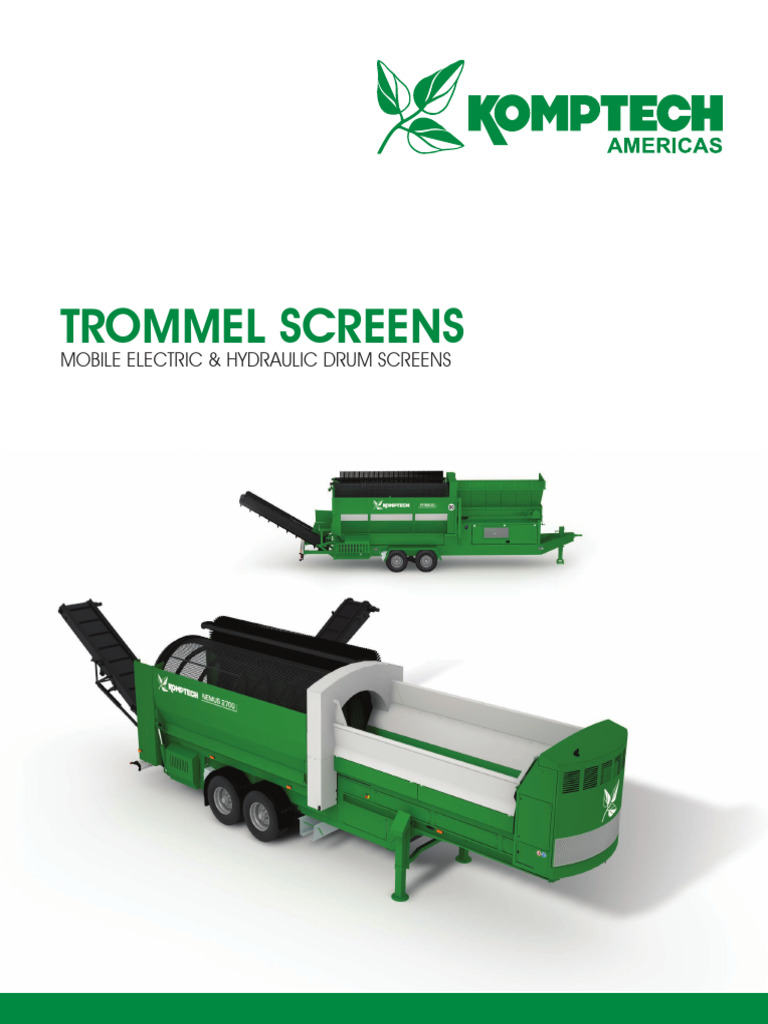 Komptech Trommel Screen Overview | PDF | Compost | Mulch