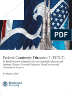 DHS-Federal Continuity Directive 2