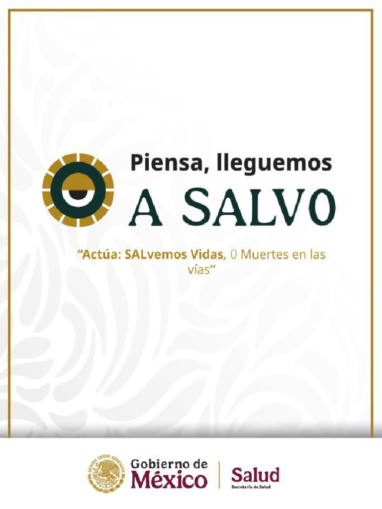 Estrategias para la Seguridad Vial en México | PDF | Seguridad vial ...