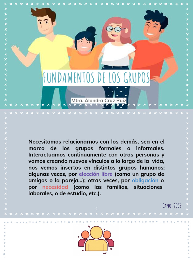 Fundamentos de Los Grupos | PDF | Comportamiento | Ciencias del ...