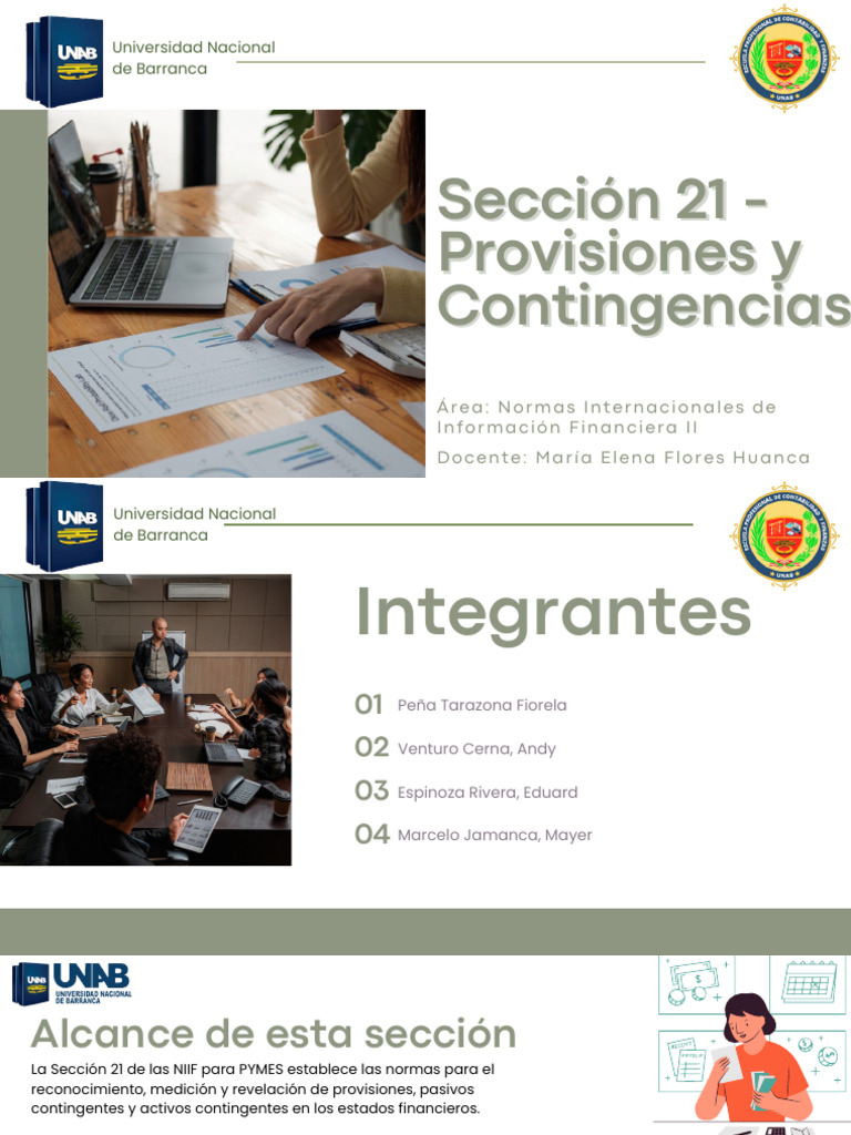 Sección 21 Provisiones y Contingencias - 20250219 - 095028 - 000 | PDF ...