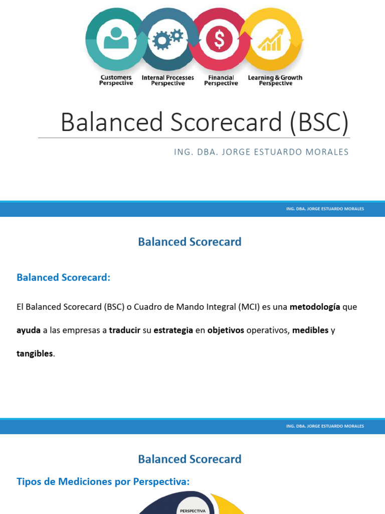 Metodología Balanced Scorecard (BSC) | PDF | Economias