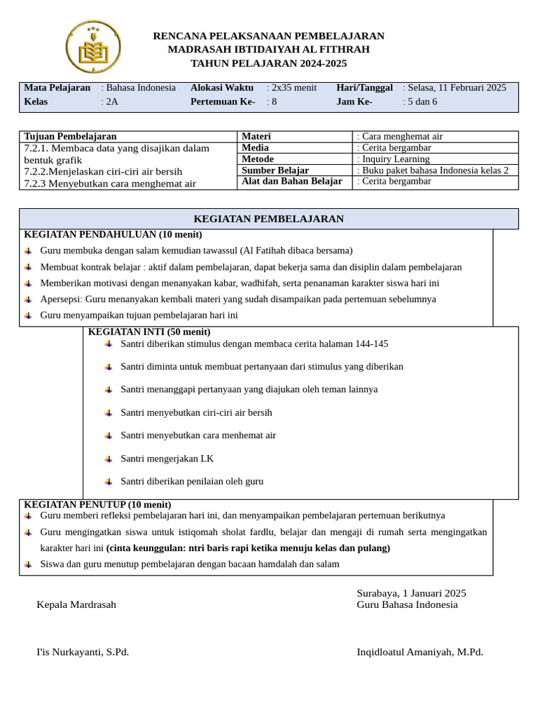 RPP B.indo Feb P2. 1 | PDF