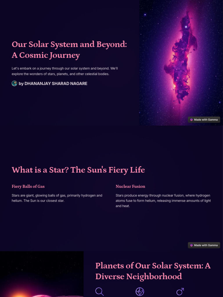 Explore Our Solar System and Beyond | PDF | Solar System | Planets
