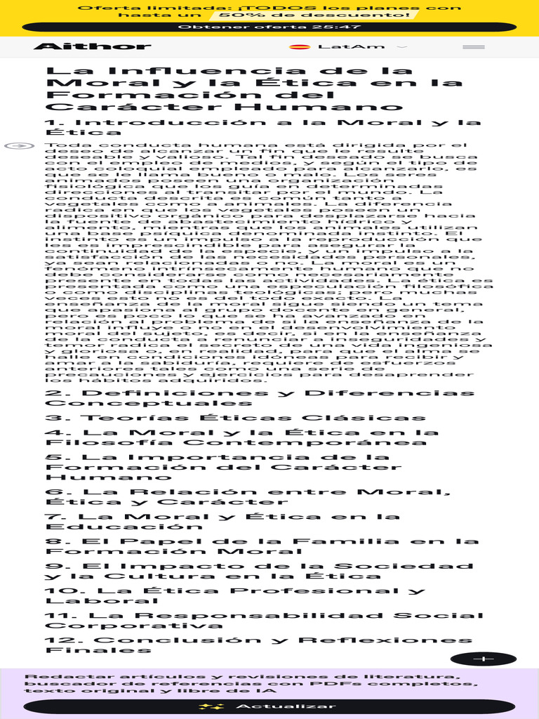 AITHOR ESCRITURA EN L NEA intelligence overview