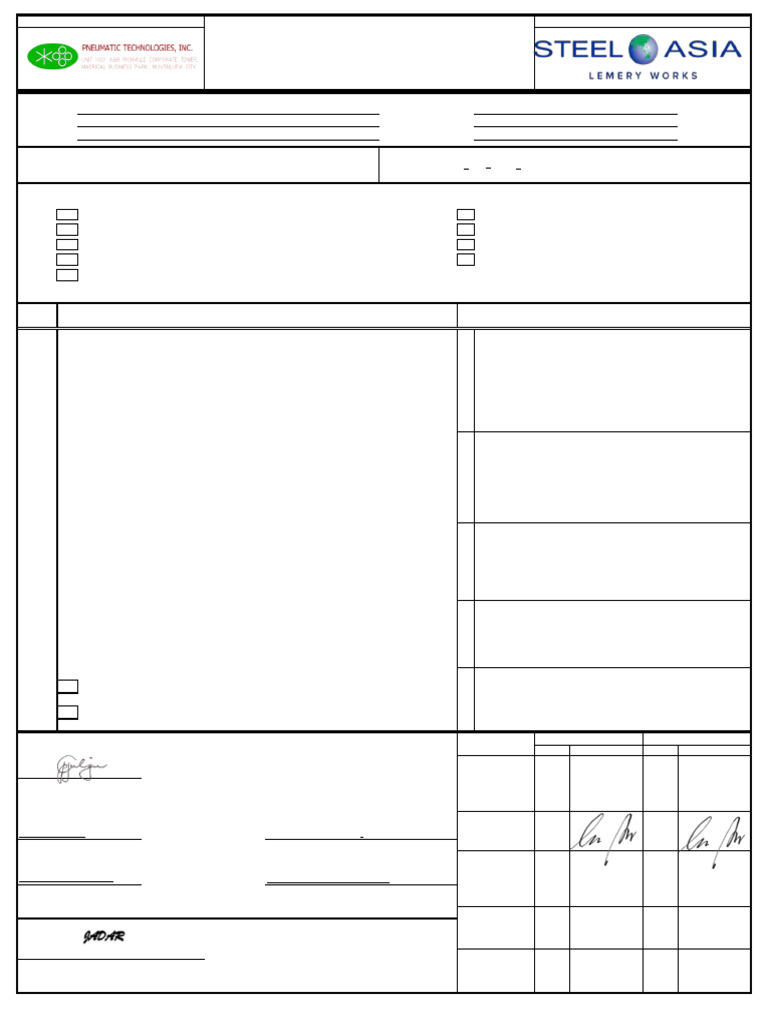 Compressed Air System Design Approval | PDF