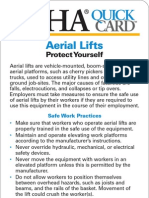 QUICK CARD - Aerial Lifts Safety