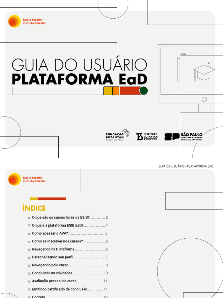 Guia Completo da Plataforma ESIB EaD | PDF | Educação à distância | MOOC