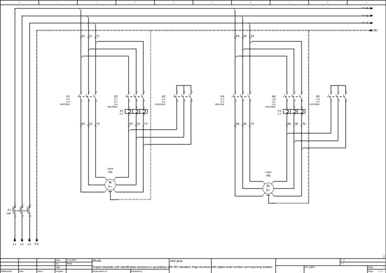 IEC Project Template for EPLAN Design | PDF