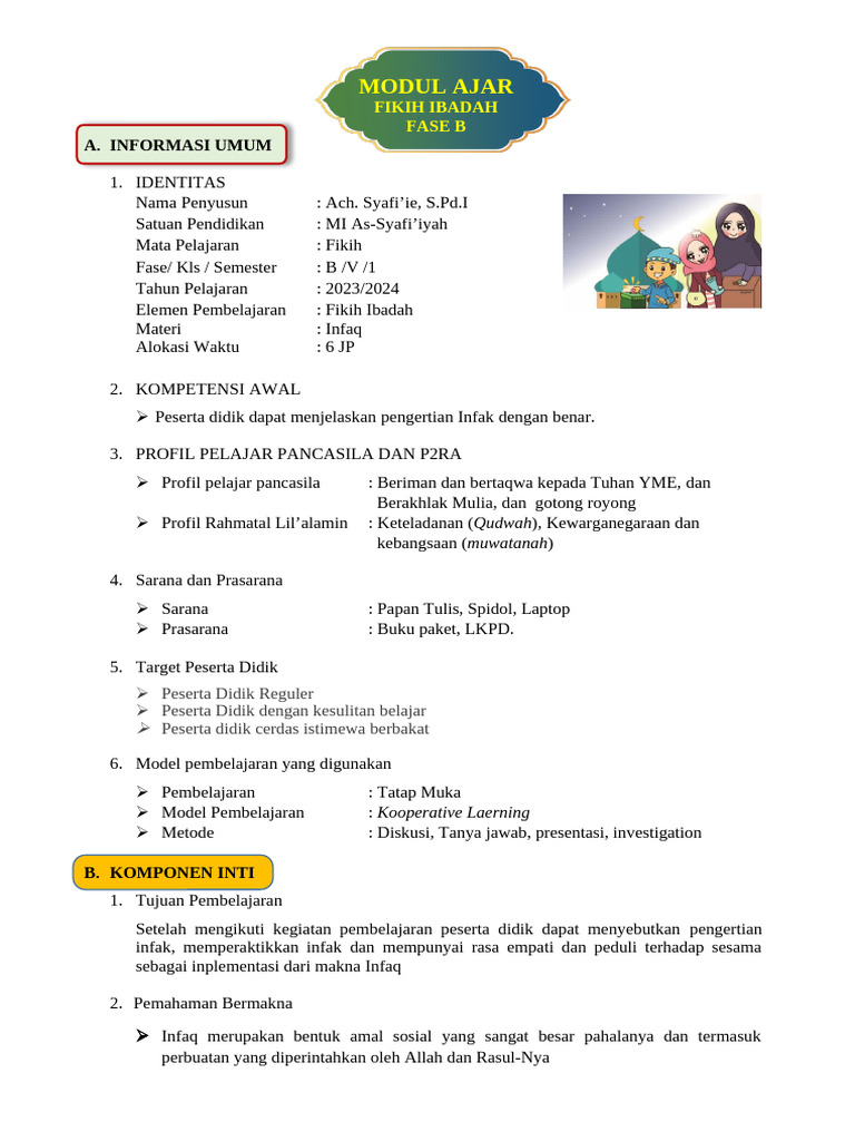 Syarat dan Makna Infaq dalam Fikih | PDF