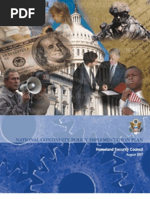 Natl Continuity Policy Imp Plan