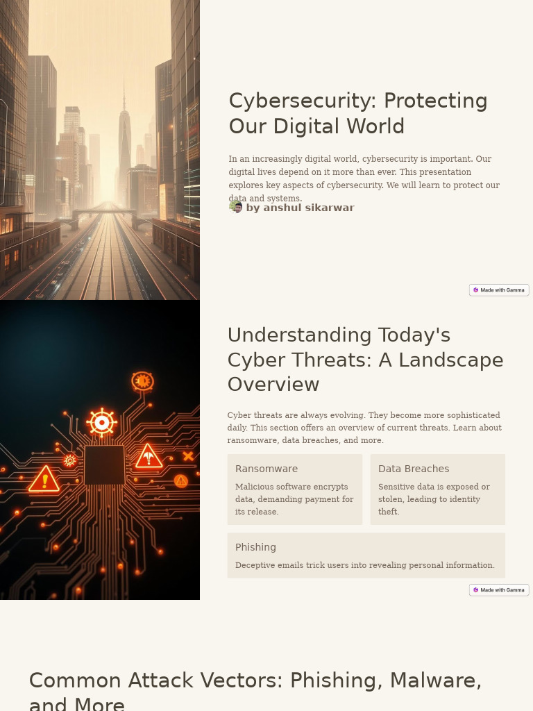 Cybersecurity Essentials: Protect Your Data | PDF | Security | Computer ...