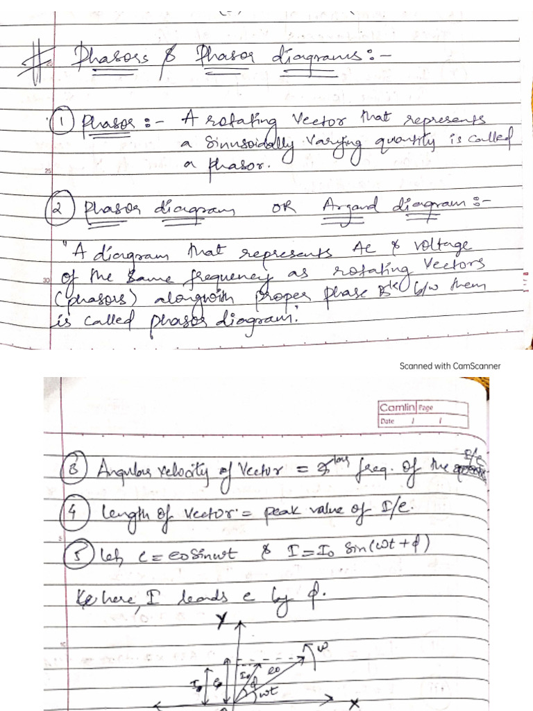 Ac Circuit Notes | PDF