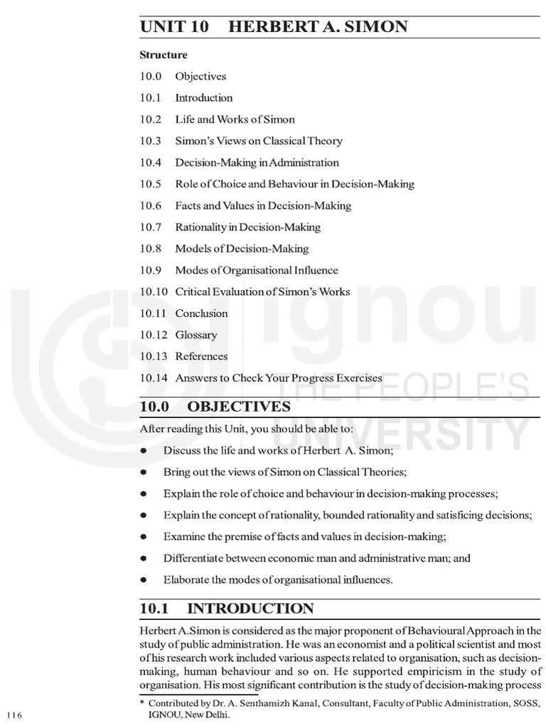 Simon Decision Making | PDF