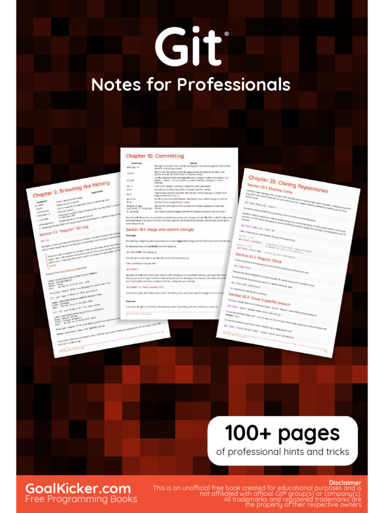 GIT Notes For Professionals | PDF