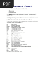 Router Commands