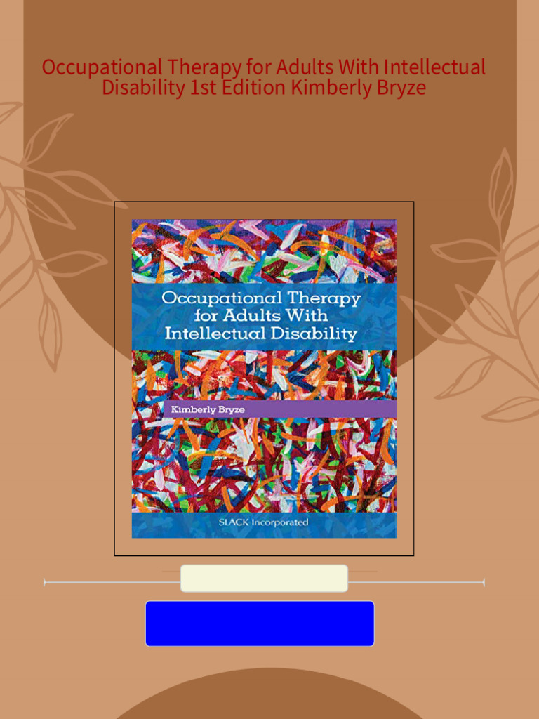 (EBOOK PDF) Download Complete Occupational Therapy For Adults With