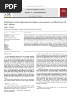 Motorization in Developing Countries - Causes, Consequences, and Effectiveness of Policy Options