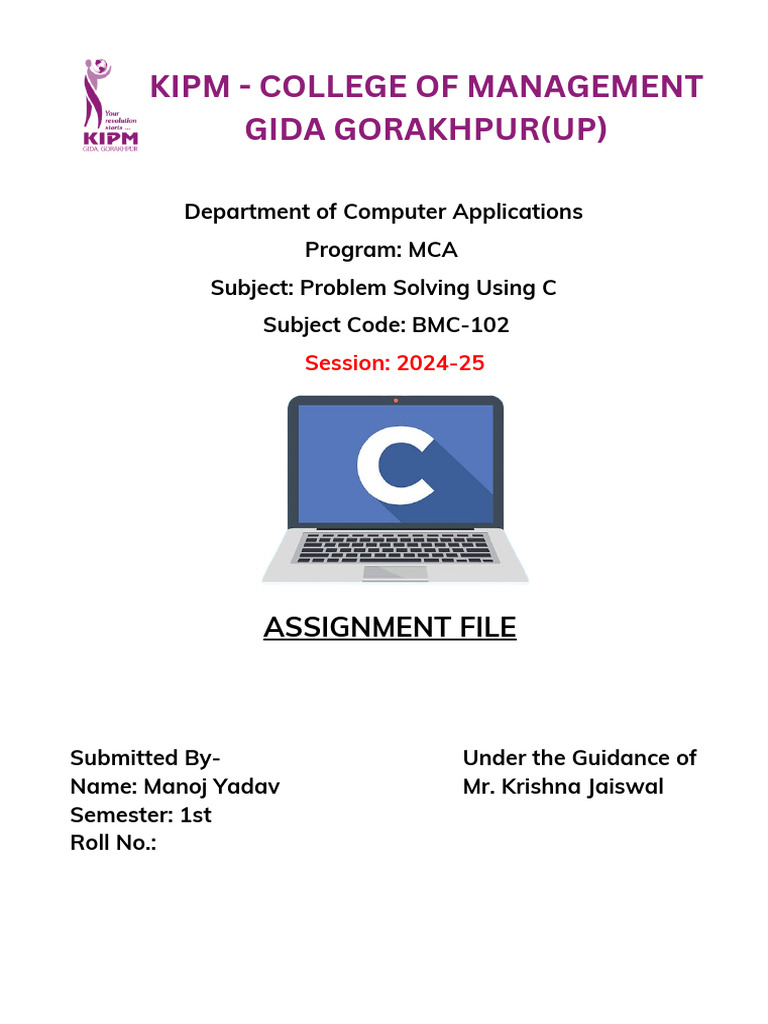 Front Page - C | PDF