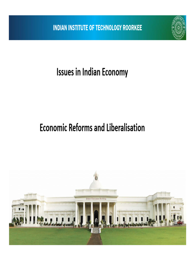 Economic Reforms in India: 1991 Overview | PDF | Taxes | Government ...