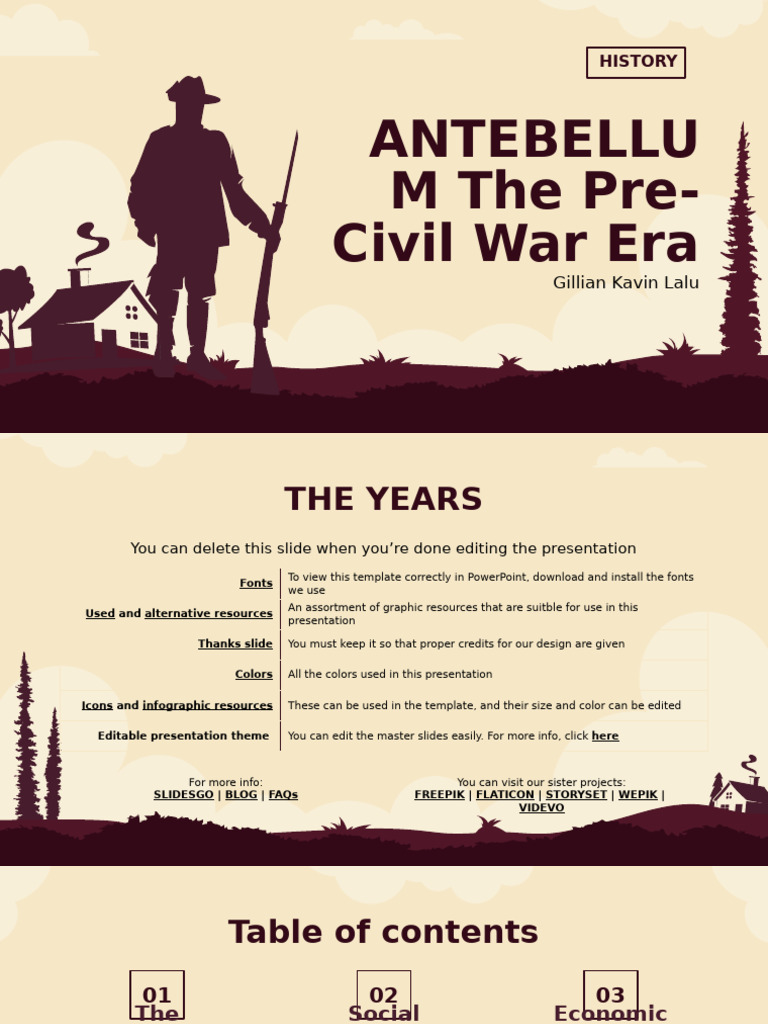 Civil War and Reconstruction - History - 7th Grade by Slidesgo | PDF ...