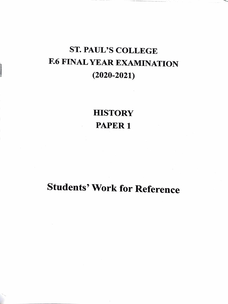 F6 Internal P1 Student Work - Chun Keith | PDF