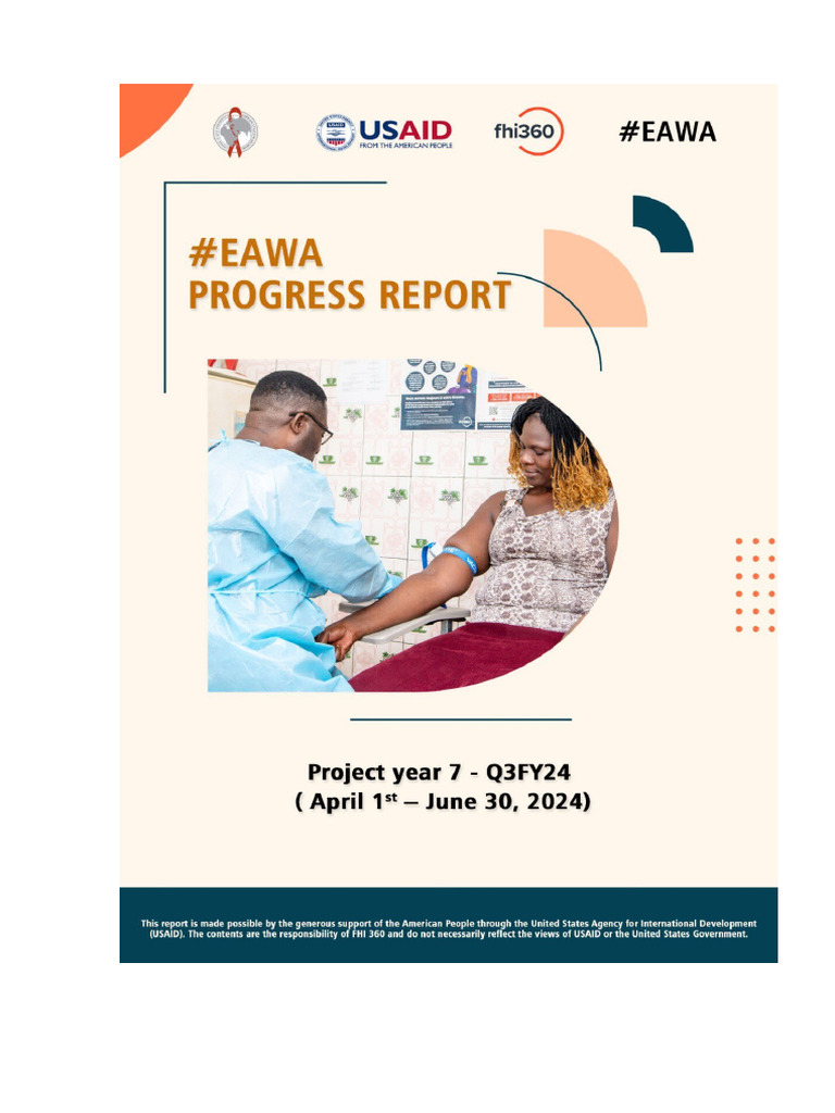EAWA Project Summary FY24 Report | PDF | Health Sciences | Medical ...