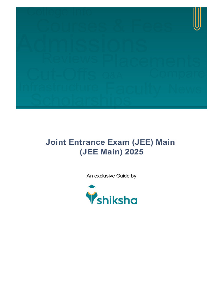 JEE Main 2025 Results Guide | PDF | Educational Assessment And ...