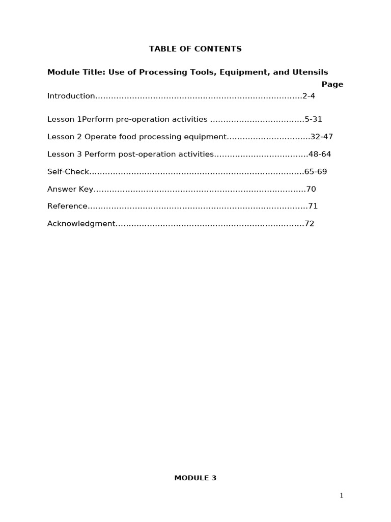 Food Processing Tools and Equipment Guide | PDF | Smoking (Cooking ...