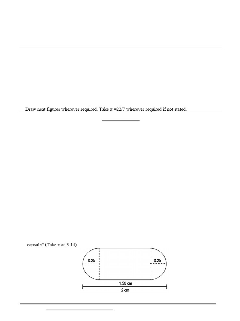 Class X Maths Board Exam Prep | PDF | Circle | Sphere