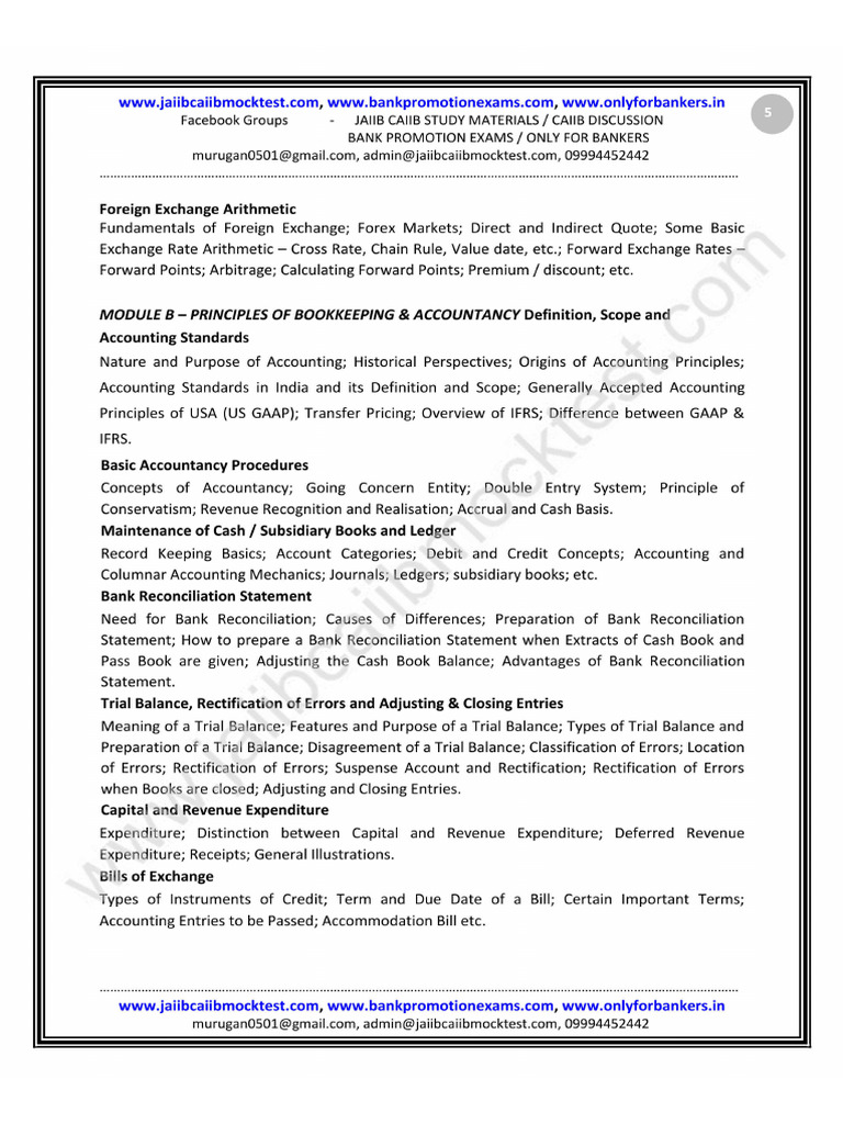 JAIIB AFB Short Notes by Murugan - 5 | PDF