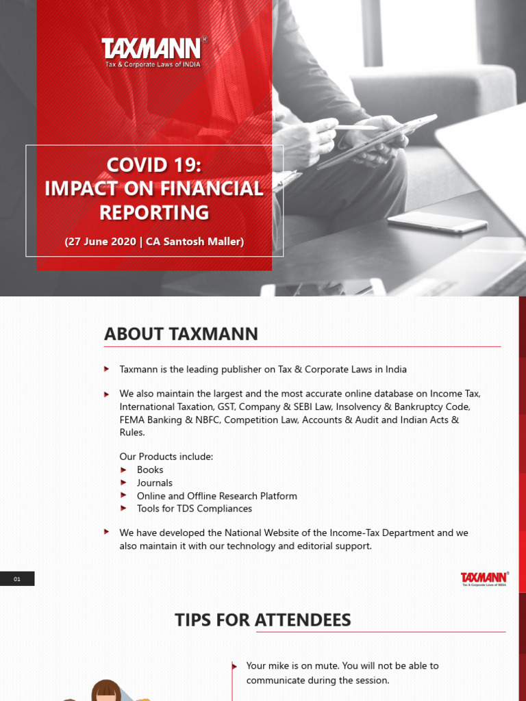 COVID-19's Effects on Financial Reporting | PDF | Going Concern | Insurance