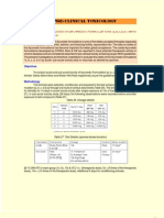 Pre Clinical Toxi