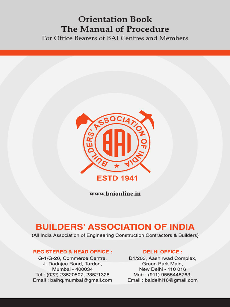 BAI Orientation Book | PDF