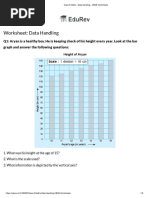 CBSE Class 6 Data Handling Worksheet | PDF | Mathematical Concepts ...