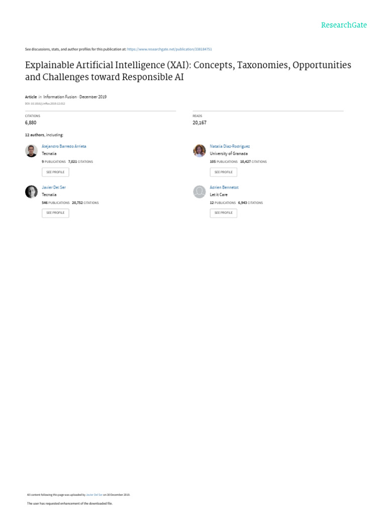 Applied Machine Learning Explainability | PDF | Artificial Intelligence ...