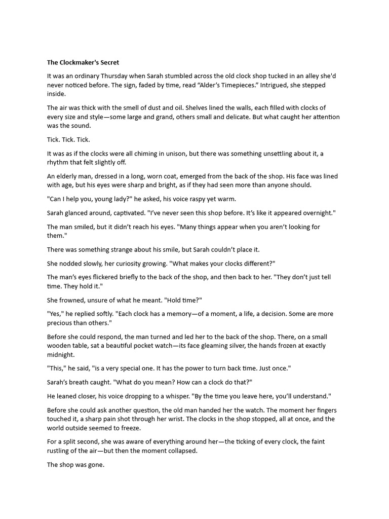 Clockmaker Game Review