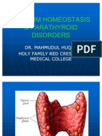 Calcium Homeostasis &amp; Parathyroid Disorders