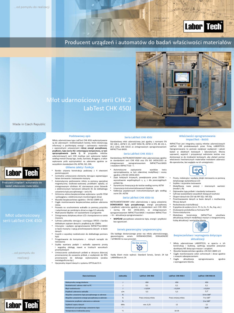 LabTest CHK.2 Do 450J | PDF