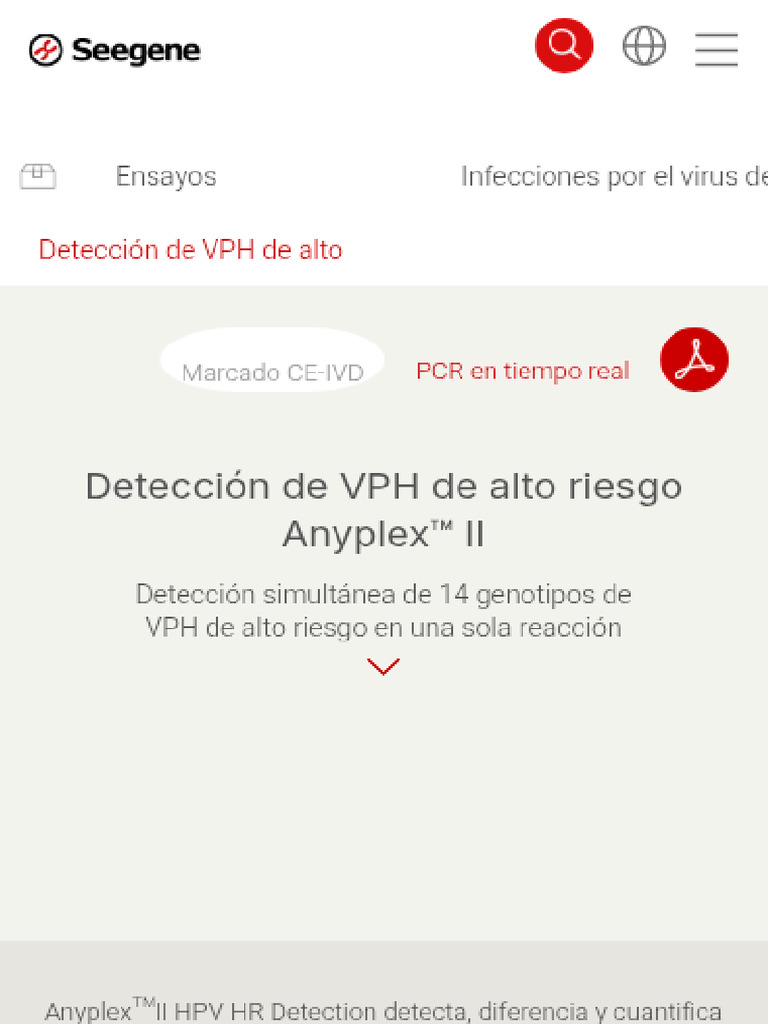 Anyplex™ II HPV HR Detection | PDF