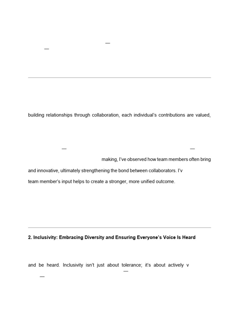 REFLECTION | PDF | Collaboration | Emotional Intelligence