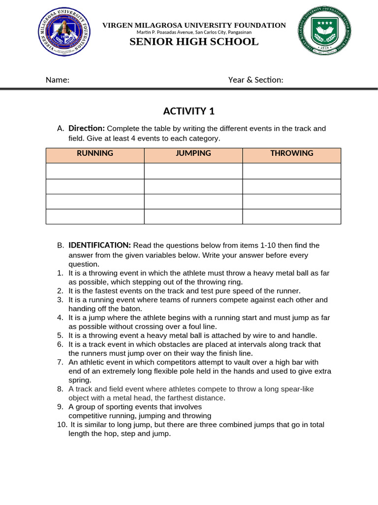 Inbound 8527341010401088098 | PDF | Track And Field | Individual Sports