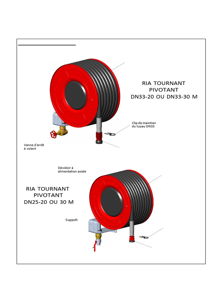 Installation RIA Tournant DN25/DN33 | PDF | Génie chimique | Liquides
