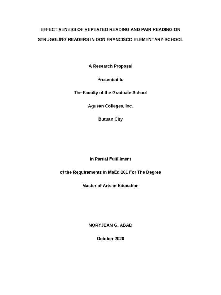 Impact of Reading Strategies on Struggling Readers | PDF | Reading ...