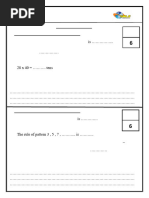 Grade 6 Maths Exam June 2021 | PDF | Qualifications